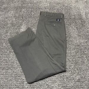 Vintage Dockers Pants Mens 38x30 Gray Pleated Chino Straight Leg 90s